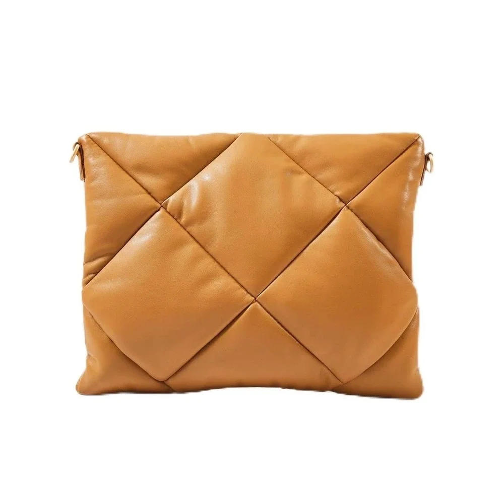 115.- 14 Inch & 16 Inch Laptop Sleeve - Golden Caramel, Puffy cotton padding